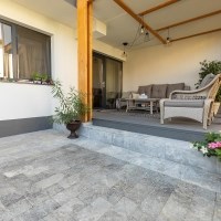Tundra Grey Sandgestrahlter Marmor 15,2 x 30,5 x 3 cm - Sonderanfertigung