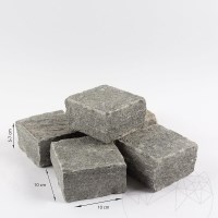 Kavala Riven Slate Kopfsteinpflaster 10 x 10 x 5-8 cm (1 Tonne = 6-7 qm)