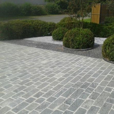 Kavala Riven Slate Kopfsteinpflaster 10 x 10 x 3-5 cm