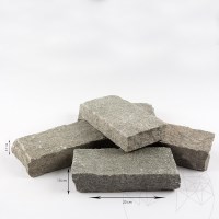 Kavala Riven Slate Kopfsteinpflaster 20 x 10 x 5-7 cm