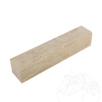 Klassischer Travertin-Bordstein 10 x 10 x 50 cm (Fase 1L)