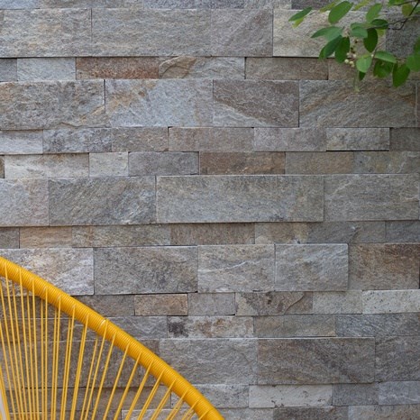 Schiefer Homa Natur, 5cm x LL x 1.3cm | Dekorativer Stein - Vertikale Fliesen, Outdoor-Indoor