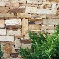 Schiefer Rhodos Filleti (Palette ca. 10 qm)| Dekorativer Stein - Vertikale Fliesen, Außen-Innenbereich