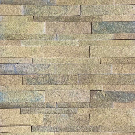 Sandstone Flexible Sandstone SKIN Panel Express - Sandy Yellow, 60x15 cm, selbstklebend 3M für Innenwandbekleidungen