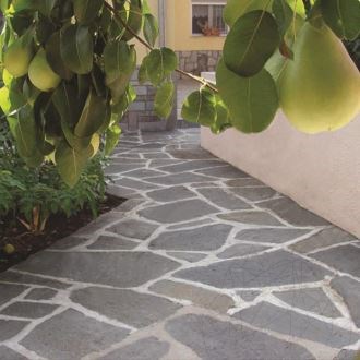 Kavala Polygonal Schiefer - Terrassenplatten 3-5 cm (1 qm = 7-10 Stück)