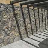 Rock Face Akron Poligonal Marmor