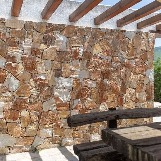 Felswand Pepem Polygonal Marmor