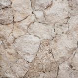 Kalkstein Polygonale Felswand - Rustikales Weiß | Vertikale Verkleidung, Außen-Innen (20mp/Palette)