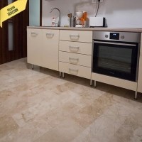 Classic PREMIUM Kreuzschliff geschliffener Travertin 40,6 x 20,3 x 1,2 cm
