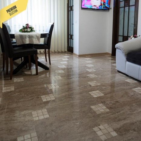 Latte geschliffen PREMIUM Travertin 61 x 30,5 x 1,2 cm