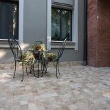 Classic Cross Cut Tumbled Travertine Cobblestone 10 x 10 x 3 cm (Pflastersteine)