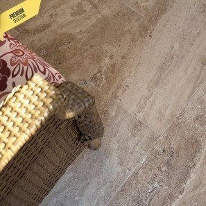 Latte PREMIUM Kreuzschliff Gebürsteter Travertin 122 x 61 x 1,2 cm