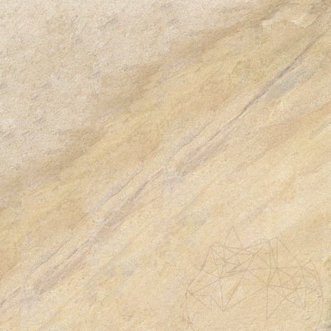 Sinterstein L'ALTRA PIETRA Colosseo Quarzite Gialla, 60 X 60 X 2 cm, R11 - Rutschfest für den Außenbereich