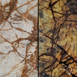 Calacatta Gold Polierte Marmorplatte 2 cm