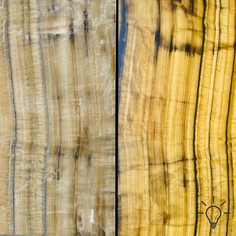 Onix Aderschnitt Polierte Marmorplatte 2 cm