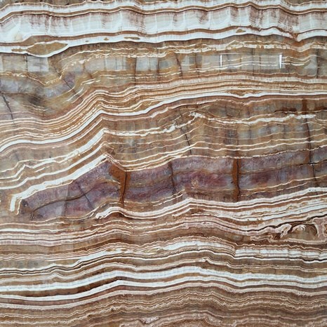 Tiger Onyx polierte Marmorplatte 2 cm