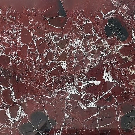 Rosso Levanto Polierte Marmorplatte 2 cm