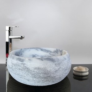 Badezimmer Waschbecken Matia Ocean Blue Marmor RS-24