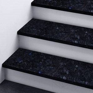 Extra blaue Labradorit-Stufe Poliert 120 x 33 x 2 cm