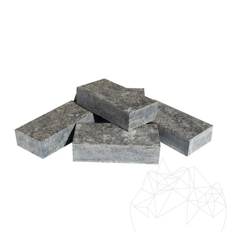 Extra blauer, 4-seitig geschnittener Labradorit-Pflasterstein, 20 x 10 x 5 cm