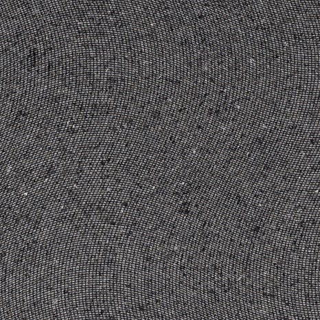 Black Crystal Double Wave Design Platte 2CM