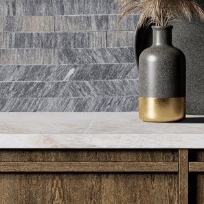 Grigio Argentato Splitface-Marmor 30 x 5 x 2 cm