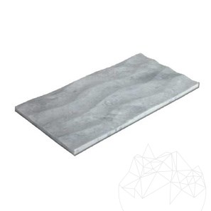 New York Waves Marmor, 60 x 30 cm 