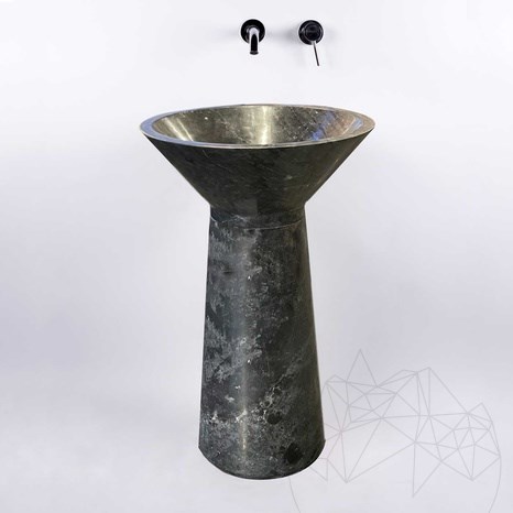 Waschbecken - Tao Antros Ceppo Marmor 50 x 85 cm