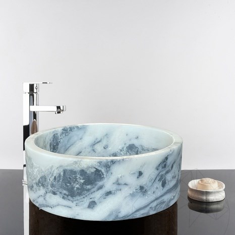 Badezimmer Waschbecken Matia Ocean Blue Marmor RS-22