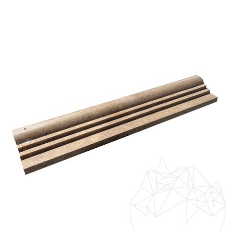 Noce Travertin M7 Leiste 2.5 x 6 x 30.5 cm