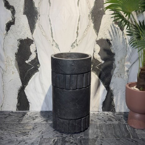 Waschbecken für das Badezimmer - Tao Vertigo Ceppo Marmor 45 x 85 cm