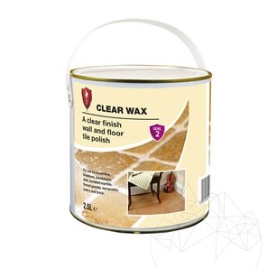 LTP Profesional Clear Wax, Wachs zum Polieren von Naturstein-, Ziegel- und Terrakottaoberflächen, 2,5 L