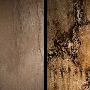 Transluzenter flexibler Schiefer SKIN 2mm - AuBurn, 240 x 90 cm | Umgebungsbeleuchtung, Innen & Außen