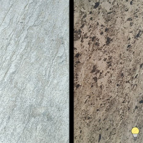 Transluzenter flexibler Schiefer SKIN 2mm - Silbergrau, 122x61 cm | Umgebungsbeleuchtung, Innen & Außen