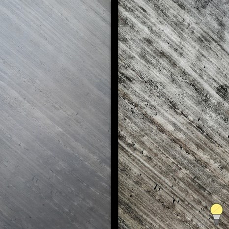 Transluzenter, flexibler Schiefer SKIN 2mm - Black Line, 280 x 125 cm | Raumbeleuchtung, Innen & Außen