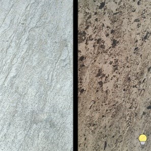 Transluzenter flexibler Schiefer SKIN 2mm - Silbergrau, 280 x 125 cm | Umgebungsbeleuchtung, Innen & Außen