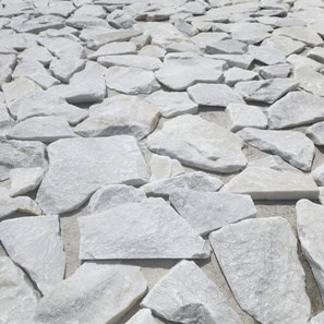 Exterior Stone Cladding Marble Rock Face White