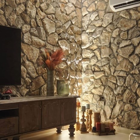 Polygonalplatten Travertin Rock Face Classic