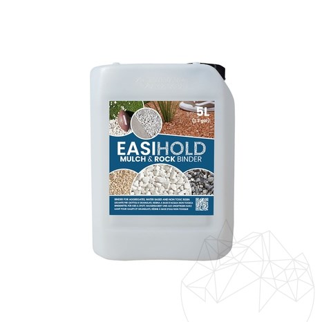 Easihold – wasserbasiertes, ungiftiges Bindemittel für Kies, Steine und Rindenmulch, 5 L