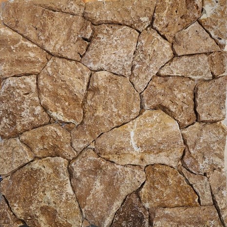 Polygonalplatten Travertin Rock Face Noce