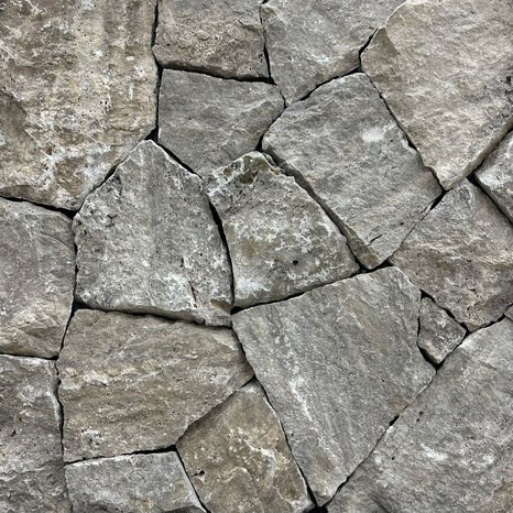 Polygonalplatten Travertin Rock Face Silver