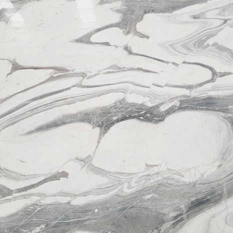 Marmorplatte Bianco Monte Poliert, 2 cm