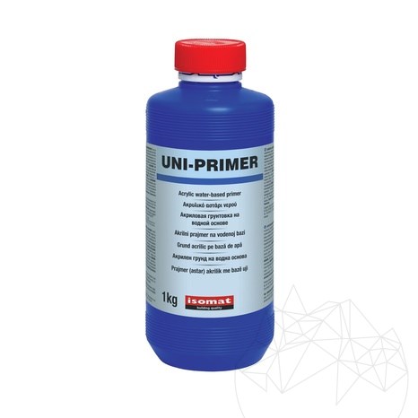 ISOMAT Uni-Primer – Acryl-Haftgrundierung für Marmor, Feinsteinzeug und Naturstein (innen/außen), 1 kg