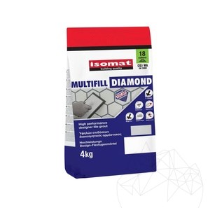 Fugenmörtel - Multifill-Diamond, Fugenbreite rosy 1-12 mm, 01 White, 4 kg