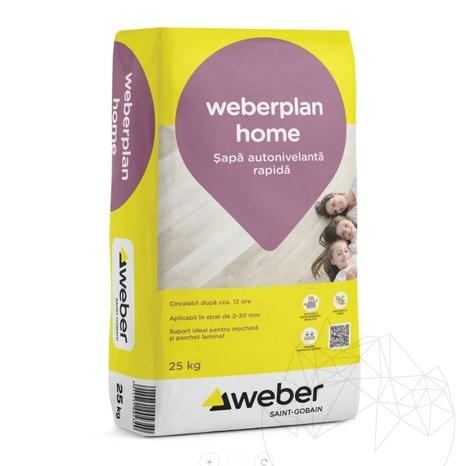 Weberfloor Home Ausgleichsmasse, Schichtdicke 2–30 mm, grau, 25 kg