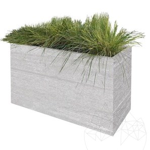 Planter Fioriera - Sinterized Stone, 90X30X2XH90