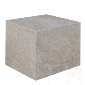 Garden Bench Seduta - Sinterized Stone, 40X40X2XH40