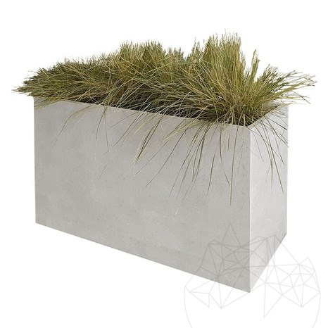Planter Fioriera - Sinterized Stone, 40X80X2XH40 Economy