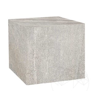 Garden Bench Seduta - Sinterized Stone, 60X60X2XH60