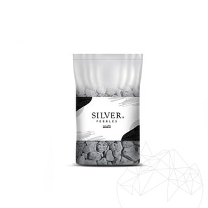 Kieselsteine Silver, 0-1 cm Sack 20 kg